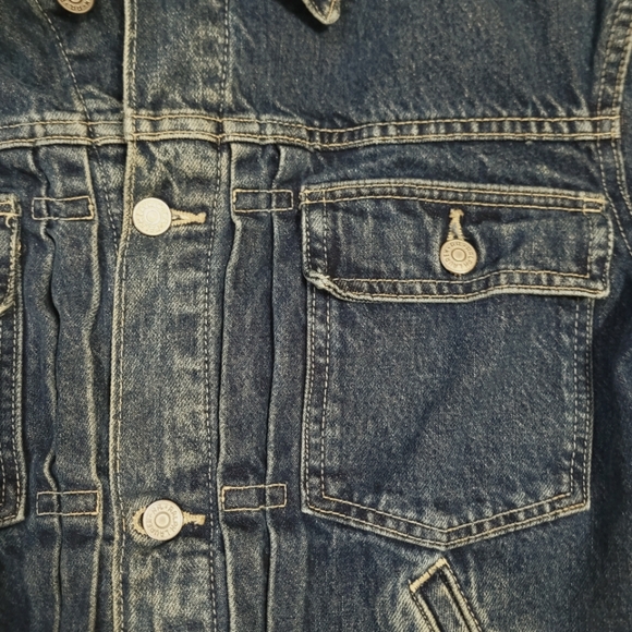 Vintage Ralph Lauren RRL Denim Jacket Size Small Trucker Western Made In USA - Picture 3 of 8